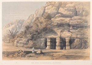 Die Höhlen von Elephanta, Außenansicht von Harry Francis Darell