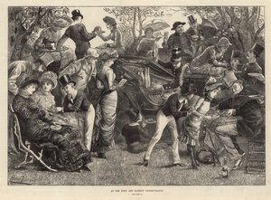 Beim Cricketspiel Eton gegen Harrow von Harry Furniss