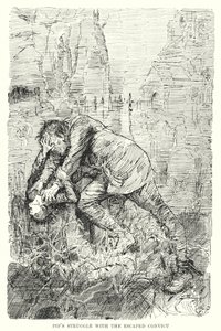 Illustration für Große Erwartungen von Charles Dickens von Harry Furniss