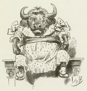 Illustration für Sylvie und Bruno von Lewis Carroll