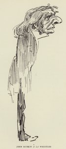 John Ruskin à la Whistler von Harry Furniss