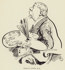 Marcus Stone von Harry Furniss