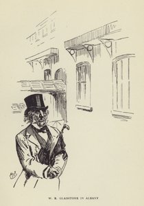 W. E. Gladstone in Albany von Harry Furniss