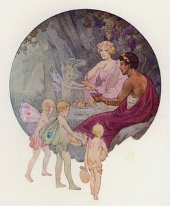 Kalypso in ihrer Höhle von Harry George Theaker