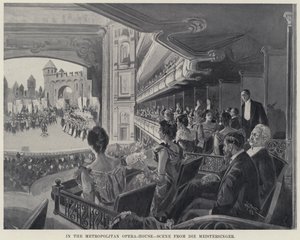 In der Metropolitan Opera, Szene aus Die Meistersinger