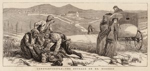 Konstantinopel, der Überfall auf Mr. Burness von Harry Hamilton Johnston