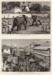 Die Hochzeit des Gaikwar von Baroda