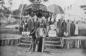 John Boko Cobham, ein König von Old Calabar, Südnigeria, 1912