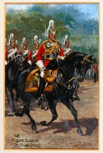 1. Life Guards, auf königlicher Eskorte von Harry Payne