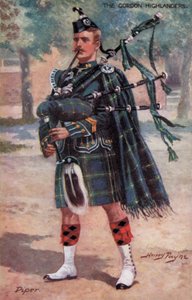 Die Gordon Highlanders, Dudelsackspieler