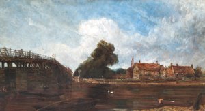 Alte Hampton Court Brücke, ca. 1875 von Harry Williams
