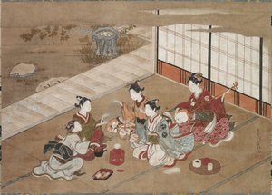 Das "Handspiel" spielen von Hasegawa Yasumasa