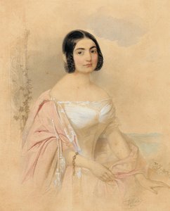 Porträt von Gräfin Marie von Tattenbach, geborene von Lion