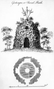 Groteskes oder ländliches Bad