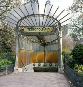 Porte Dauphine, Metrostation, Guimard-Architektur.