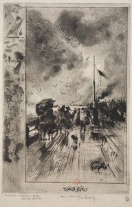 Ein Pier in England von Heinrich Aldegrever