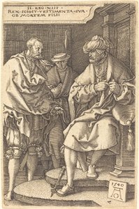 David legt seine Gewänder ab bei der Nachricht vom Tod seines Sohnes, 1540