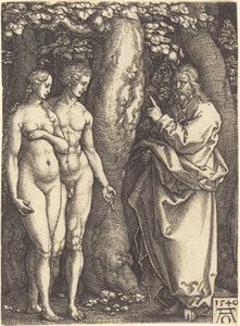 Gott verbietet vom Baum zu essen, 1540