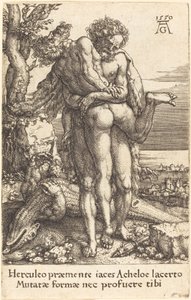 Herkules kämpft gegen den Flussgott Achelus, 1550
