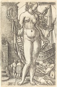 Luna, 1533 von Heinrich Aldegrever