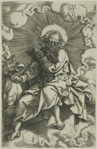 St. Lukas, aus Die vier Evangelisten von Heinrich Aldegrever