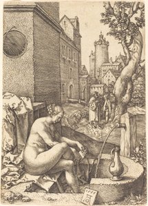 Susanna von den beiden Ältesten überrascht, 1555