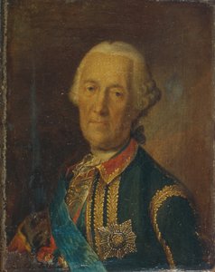 Porträt des Feldmarschalls und Politikers Graf Burkhard Christoph von Münnich