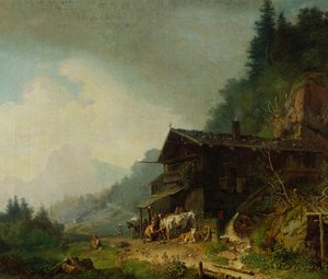 Eine Schmiede in den Bayerischen Alpen