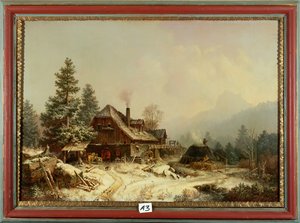 Die alte Mühle im Winter