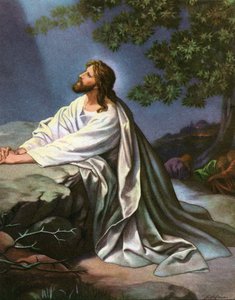 Christus im Garten Gethsemane von Heinrich Hofmann von Heinrich Hofmann