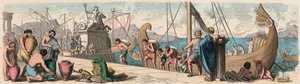 Antikes Griechenland: Handel über das Meer von Heinrich Leutemann