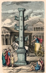 Antikes Rom: Forum Romanum, Siegessäule von Heinrich Leutemann