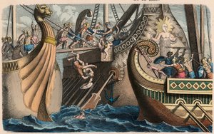 Antikes Rom: Seeschlacht mit Enterbrücke