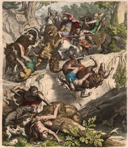 Die Karthager: Löwenjagd, 1866