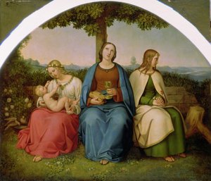 Glaube, Hoffnung und Liebe, 1819 von Heinrich Maria von Hess