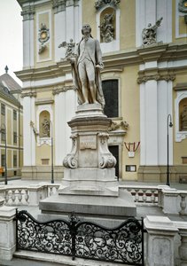 Denkmal zu Ehren des österreichischen Komponisten Franz Joseph Haydn (1732-1809) in Wien, Österreich von Heinrich Natter