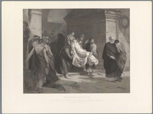 Christliche Märtyrer werden weggetragen von Heinrich Nuesser