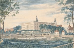 Blick auf das Dessauer Schloss von Osten