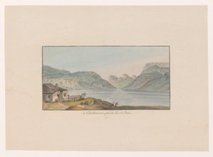 Ansicht von Les Charbonnières am Lac de Joux