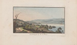 Ansicht von Lüscherz am Bielersee (Landschaften in der Schweiz)