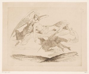 Heiliger von Engeln getragen von Heinrich Vianden