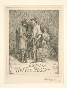 Exlibris von Heinrich Vogeler