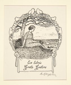 Exlibris von Heinrich Vogeler