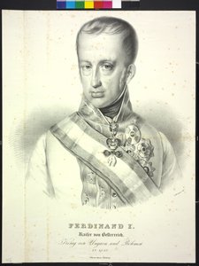 Ferdinand I. Kaiser von Österreich von Heinrich Wilhelm Schlesinger