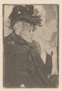 Lesende Frau