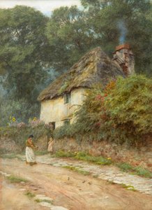 Ein Cottage in Devonshire von Helen Allingham
