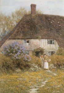 Ein Cottage in Kent von Helen Allingham