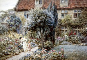 Manor Farm Garten, Yorkshire, ca. 1901