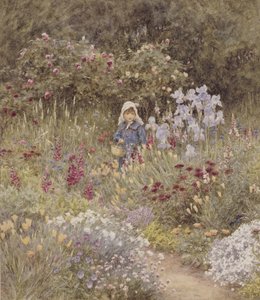 Minna, Illustration zu Happy England von Marcus Huish, veröffentlicht von A & C Black, 1904