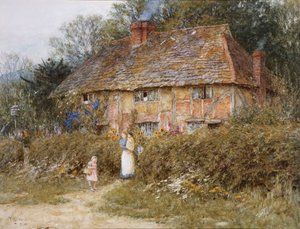 Altes Surrey Cottage von Helen Allingham